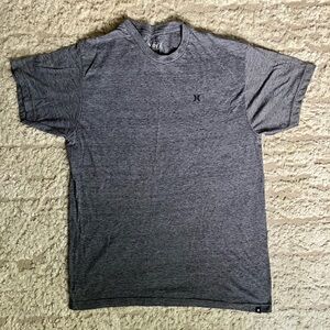 HURLEY Performance Wear Gray ICON TRI BLEND T shirt Medium M